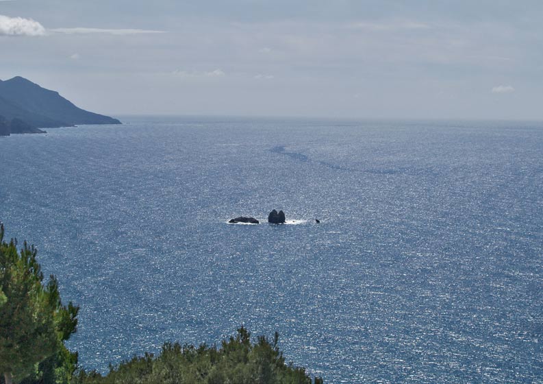 Blick auf das Meer