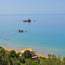 Pelekas Strand (Kontogialos Beach) und Haus Tolis